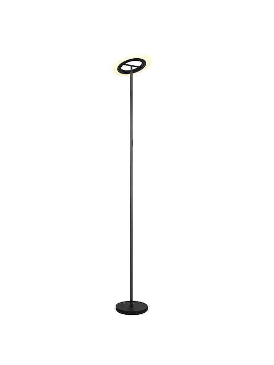 Trio Lighting LED Floor Lamp with Cool White Light Black