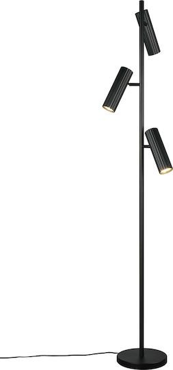 Trio Lighting Soka Подова Лампа Черен