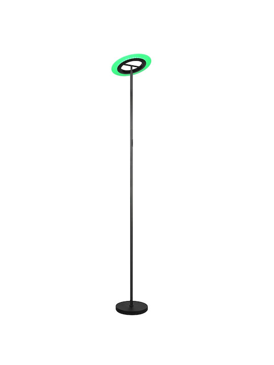 Trio Lighting LED Floor Lamp with Cool White Light Black