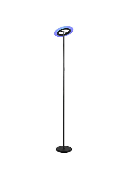 Trio Lighting LED Floor Lamp with Cool White Light Black