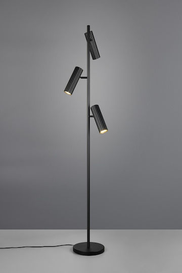 Trio Lighting Soka Подова Лампа Черен