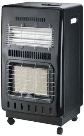 Ceramică Încălzitor gaz interior 4200W Negru