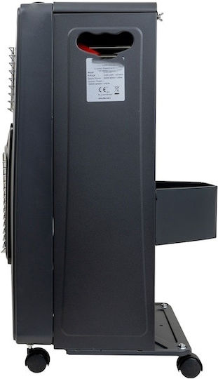 Ceramică Încălzitor gaz interior 4200W Negru 42x35x72cm