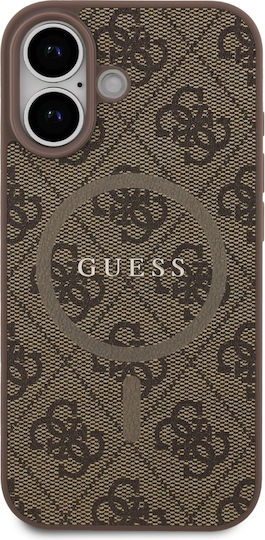 Pu 4g Umschlag Rückseite Synthetisches Leder / Kunststoff / Silikon Braun (iPhone 17)
