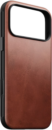 Nomad Modern Leather Case Leather Case Iphone 17 Pro Max Compatible Magsafe Horween Leather Olde Dublin