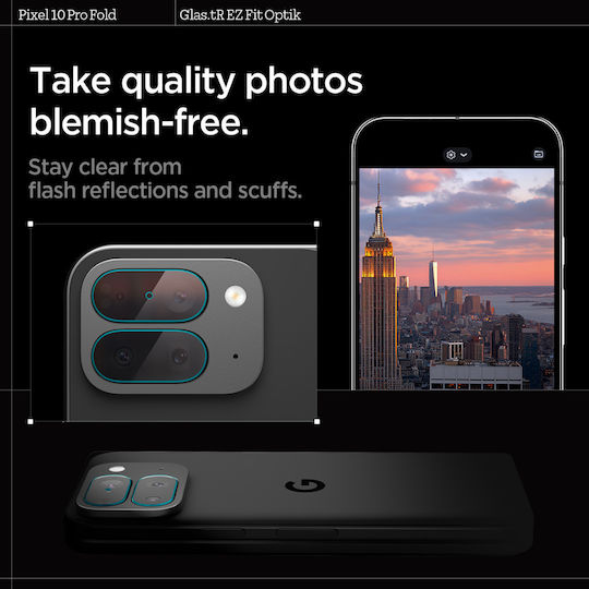 Spigen Glass Tr Ez Fit Optik 2 Pack Crystal Clear Google Pixel 10 Pro Fold Agl09664