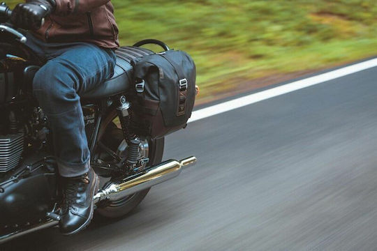 SW-Motech Legend Gear LS1 Σαμάρι Μοτοσυκλέτας 9.8lt σε Μαύρο Χρώμα