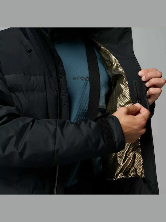 Χειμωνιάτικο Μπουφάν Puffer Αδιάβροχο Μαύρο