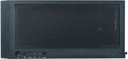 S5 Neo Gaming Midi Tower Computer Case with Side Window Black