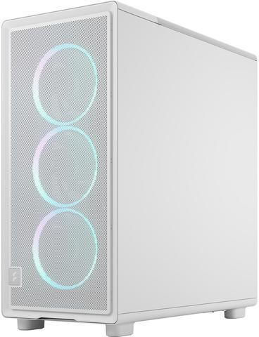 Fractal Design Epoch Gaming Midi Tower Computer Case with Side Window White TG RGB Clear