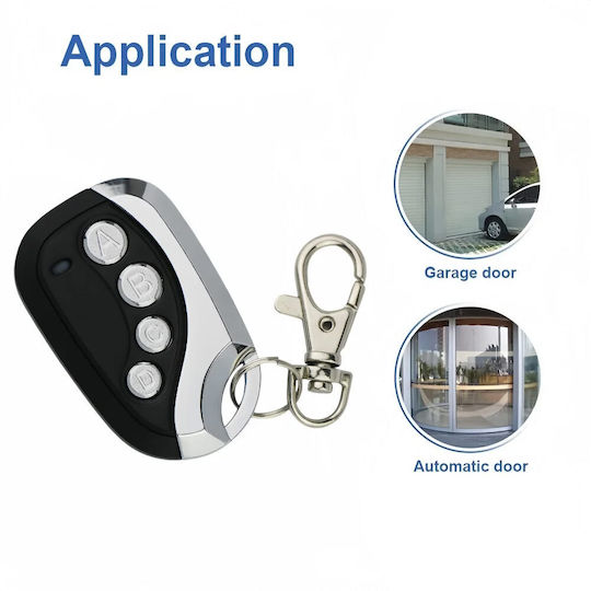 4-Channel Cloning Garage Door Remote Control with Stable Code 433.92MHz