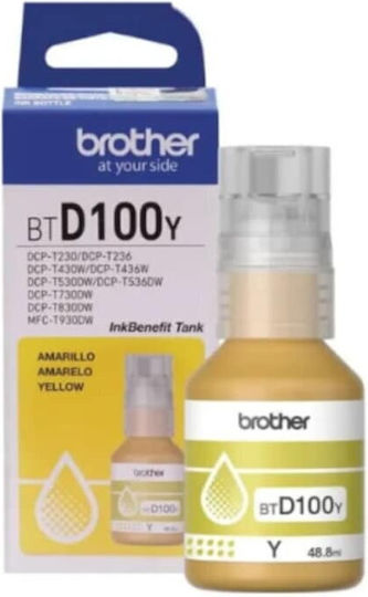Brother BTD100Y Γνήσιο Μελάνι Εκτυπωτή InkJet Κίτρινο (BT-D100Y)