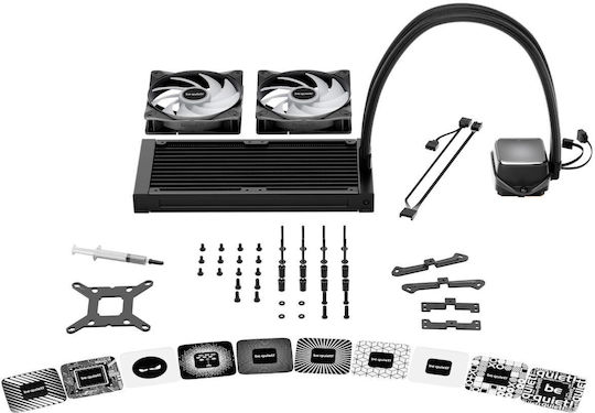 Be Quiet Pure Loop 3 LX 240mm Water Cooling System AIO CPU With 2 Fans 120mm And ARGB Lighting