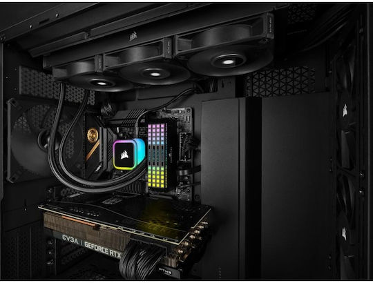 Corsair iCUE H150i RGB Elite CPU Water Cooling Triple Fan 120mm for Socket AM4/AM5/1700/1200/115x
