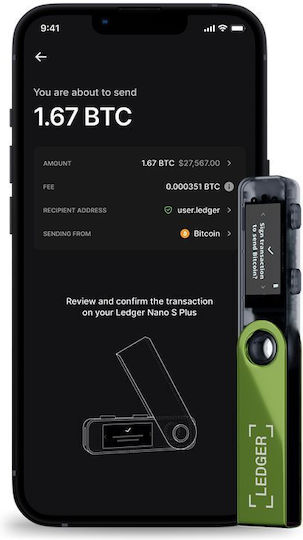 Ledger Nano S Plus Cryptocurrency Wallet