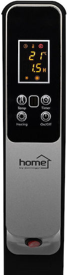 Konvektorheizung Boden 1500W Mica mit elektronischem Thermostat Schwarz