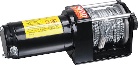 Bormann BWR5108 Electric 4x4 Car Winch 12V with Towing Capacity 1360kg