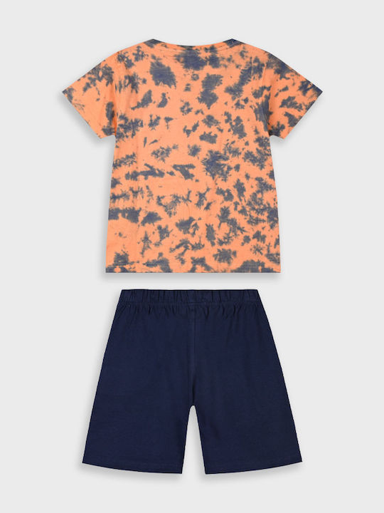 Energiers Kids Set with Shorts Navy Blue 2 Pieces