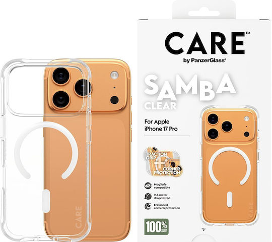 Care By Panzerglass Fashionable Case Samba Transparent W White Magsafe Iphone 17 Pro
