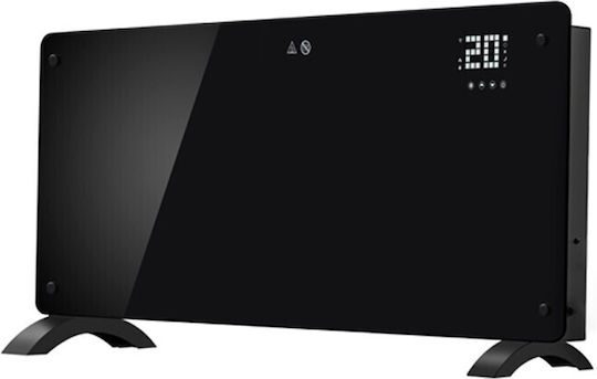 Convectoare pardoseală 2000W cu Termostat Electronic 82.3x45.6cm Negru