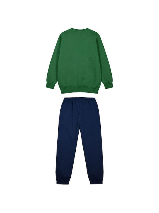 Kids Sweatpants Set Cypress Green 2pcs