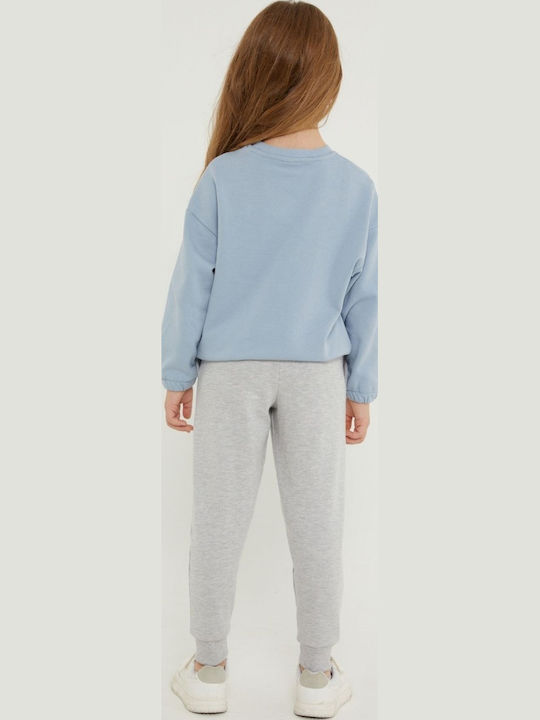 Kinder Sweatpants Set - Jogginganzug Hellblau 2Stück Believe In Yourself