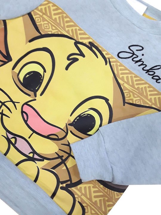 Детски Комплект Анцуг Сив 2 Бройки Lion King