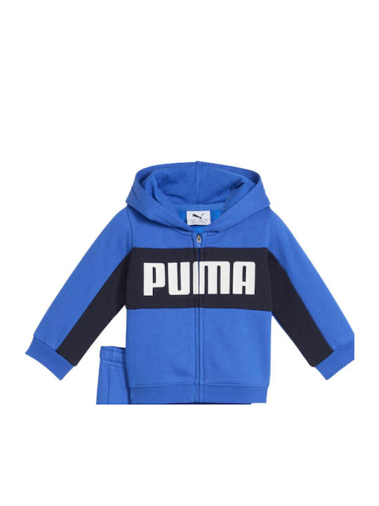 Kids Sweatpants Set Blue 2pcs Minicats