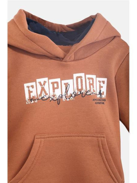 Kids Tracksuits With Top Brown 2 Pieces