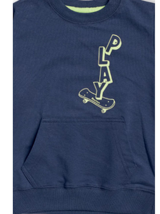 Kids Sweatpants Set Blue 2pcs