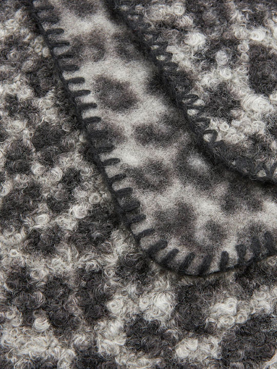 Frauen Wollschal Schwarz
