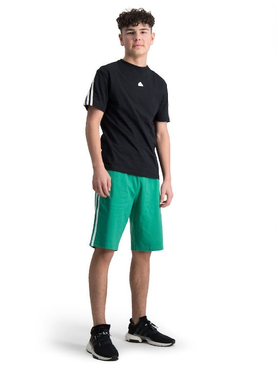 Tricou Pentru Copii Negru Performance Future Icons 3-Stripes