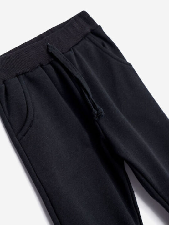 Kids Sweatpants Set Light Grey-black 2pcs