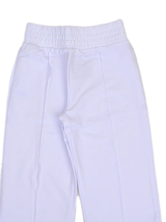 Mädchen Kinder Trainingsanzug Mit Bluse Weiß