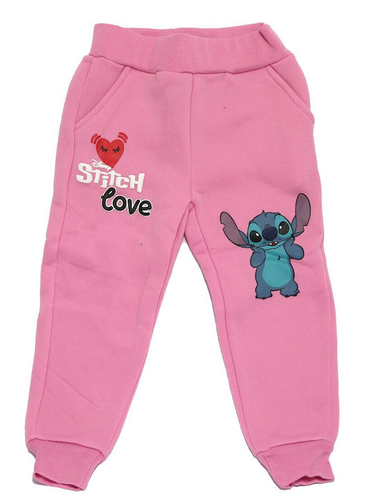 Παιδικό Σετ Φόρμας Φούξια 2τμχ Lilo & Stitch