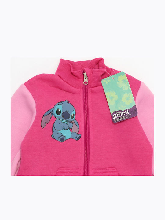 Παιδικό Σετ Φόρμας Φούξια 2τμχ Lilo & Stitch