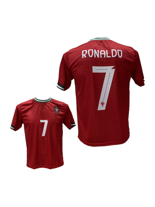 Men's Football Jersey Portugal National Team Ronaldo Red 290825-33