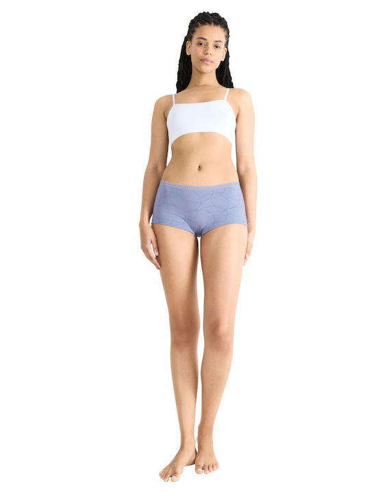 Βαμβακερά Women's Boxer 3Pack Terracotta, Mint, Dusty Pink, Light Blue