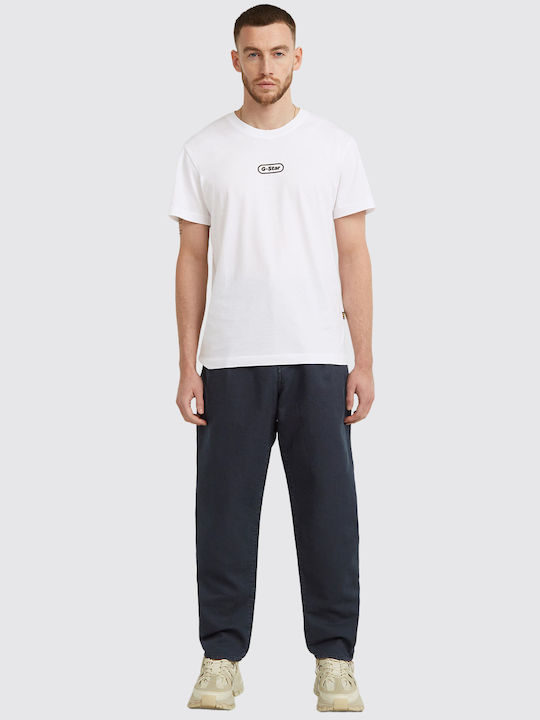 Pleated Ανδρικό Παντελόνι Chino Relaxed Fit Γκρι