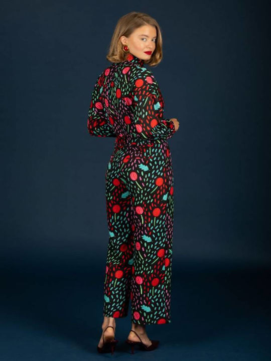 Women's Fabric Trousers Multi