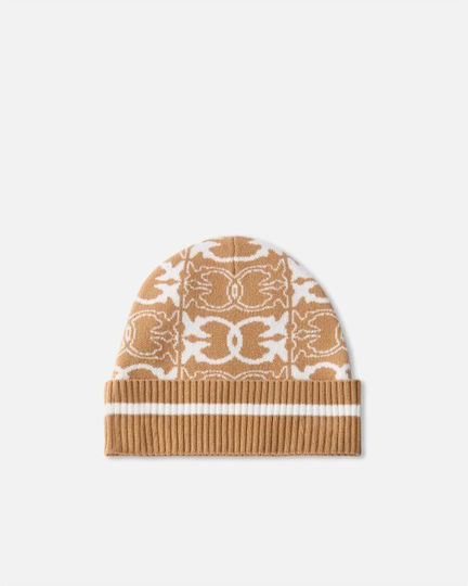 Bulgaria Beanie Unisex Σκούφος Πλεκτός σε Μπεζ χρώμα