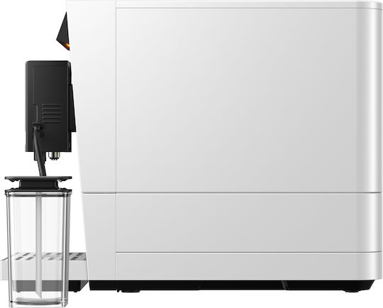 Mova Virtuoso 10 Pro Αυτόματη Μηχανή Espresso 1500W Πίεσης 19bar για Cappuccino με Μύλο Άλεσης Λευκή