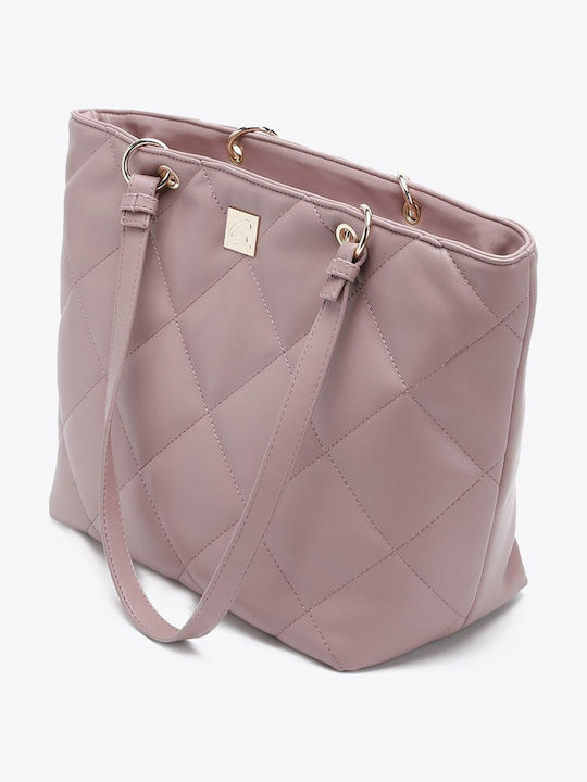 Griffe Damentasche Schultertasche Rosa