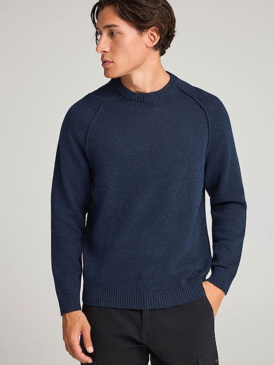 Long Sleeve Navy Blue Sweater