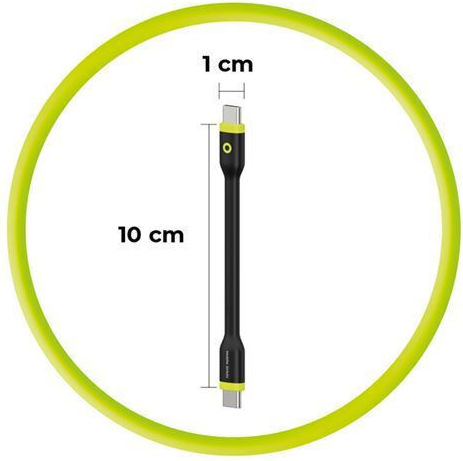 Mobile Origin USB 2.0 Kabel USB-C männlich - USB-C 60W Schwarz 0.10m