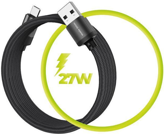 Mobile Origin Magnetisch USB 2.0 Kabel USB-C männlich - USB-A 27W Schwarz 1m