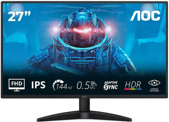 AOC 27B36X IPS HDR Monitor 27" FHD 1920x1080 144Hz με Χρόνο Απόκρισης 4ms GTG