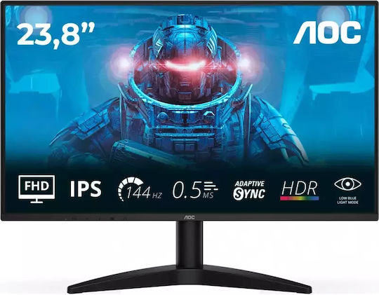AOC 24B36X IPS HDR Monitor 23.8" FHD 1920x1080 144Hz με Χρόνο Απόκρισης 4ms GTG