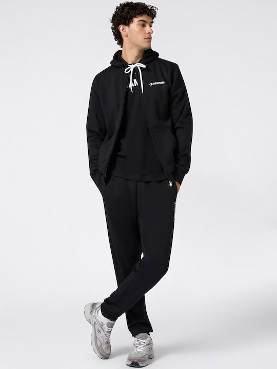 Sweatshirt with Hood Black