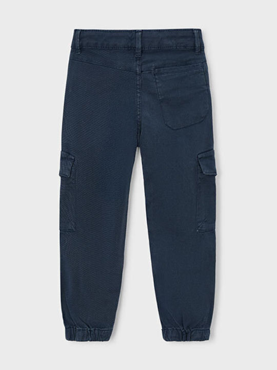 Mayoral Kids Cargo Trousers Navy Blue